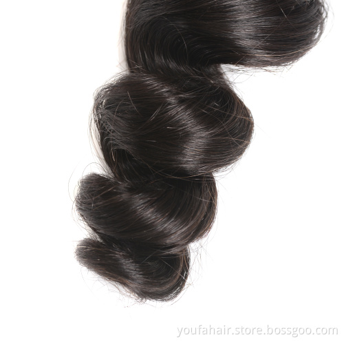 Ali express Luxurious Brazilian Loose Wave Virgin Hair Bundle Customize Logo Own Name Brand Personal Label Human Hair Extensions